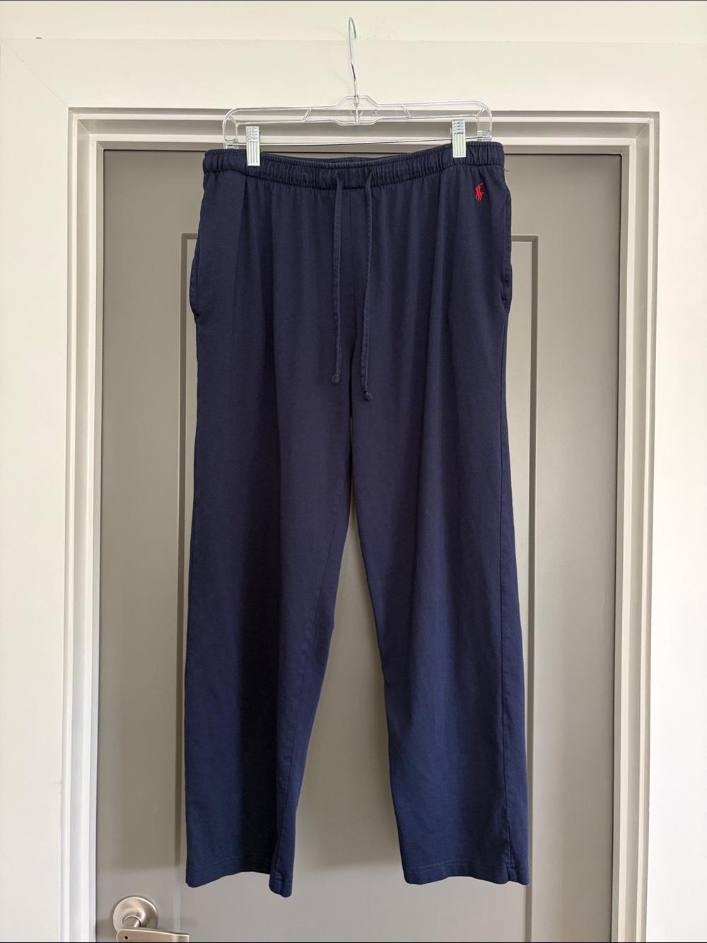 Polo by Ralph Lauren Navy Sleep Sweatpants with Red Pony Logo